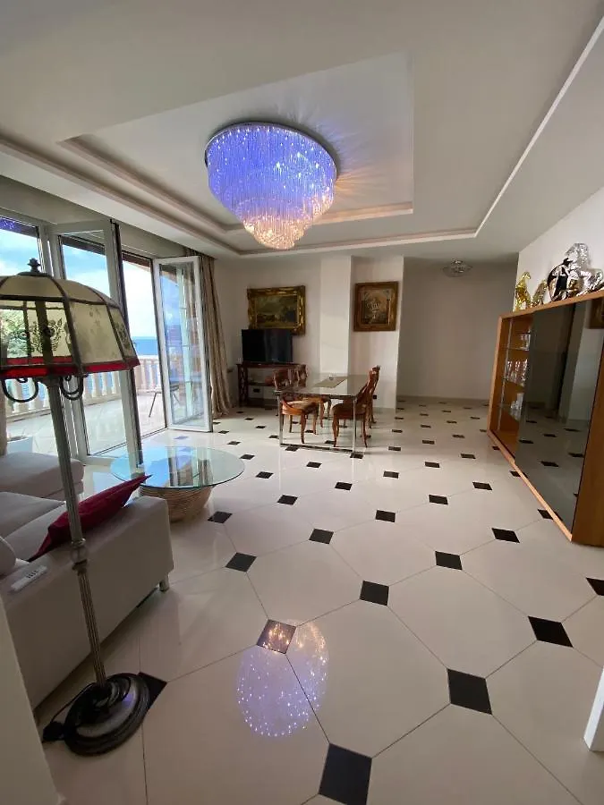 公寓 Villa Isabella - Luxury With Style Right Next To The Beach, Private Pool And Sea View 奥帕提亚