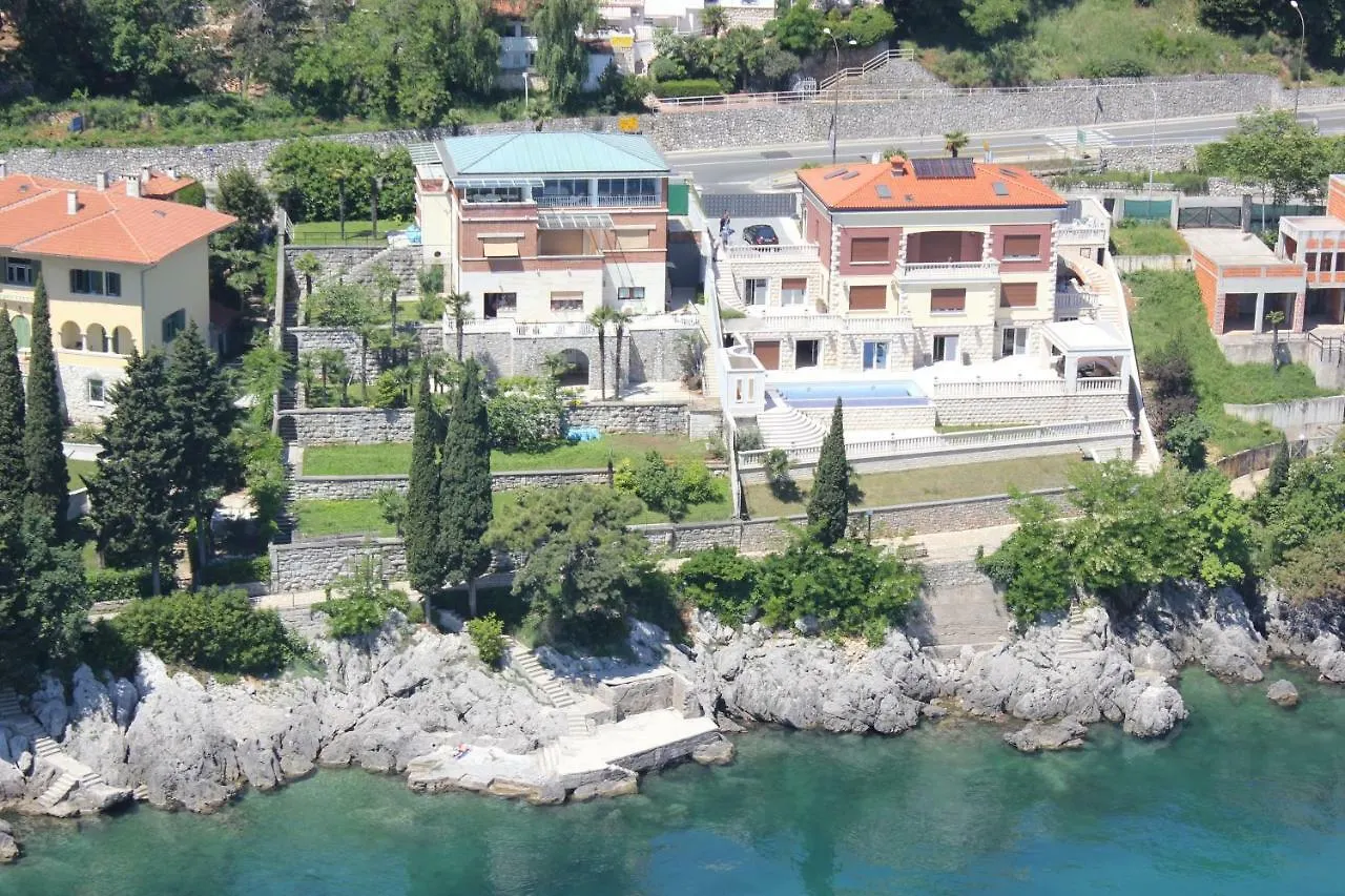 Villa Isabella - Luxury With Style Right Next To The Beach, Private Pool And Sea View 奥帕提亚